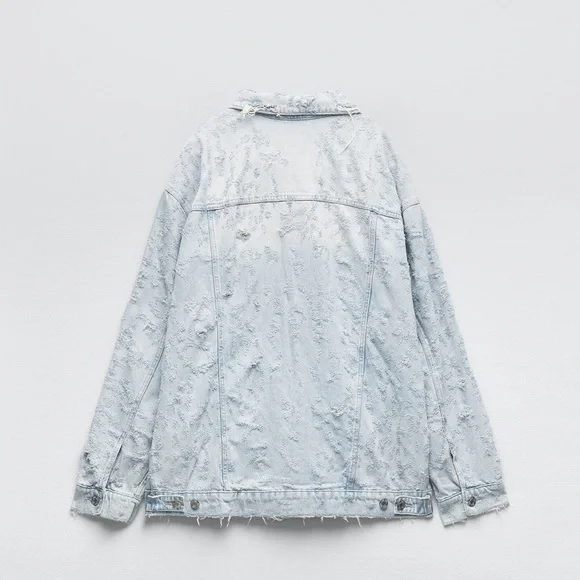 ✨SALE✨ ZARA OVERSIZED DENIM JACKET ✨SALE✨ - Picture 12 of 14